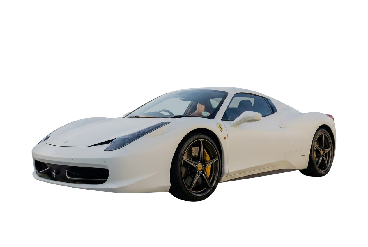 Ferrari 458 Spider side profile